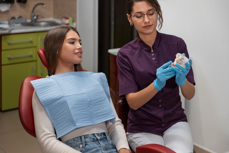 Porcelain veneers treatment